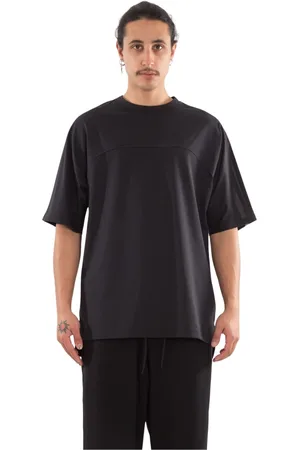 Y-3 Tops, Heren, Zwart, M, Zwarte Mesh 3-Stripes Tee
