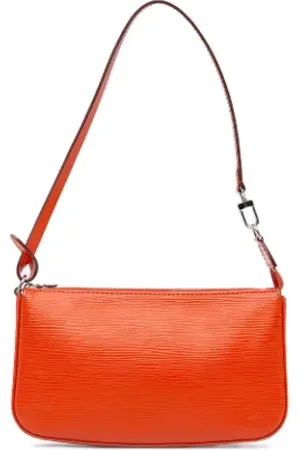 LOUIS VUITTON Pre-owned, Dames, Oranje, ONE Size, Leer, Tweedehands leren Louis Vuitton tassen
