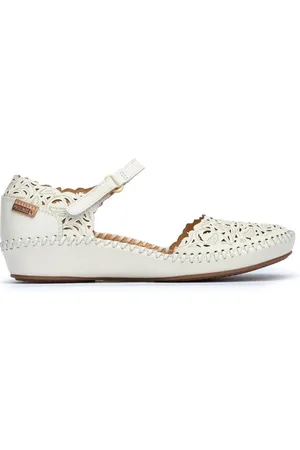 Pikolinos Schoenen, Dames, Wit, 38 EU, Leer, Comfortabele damessandaal voor de zomer