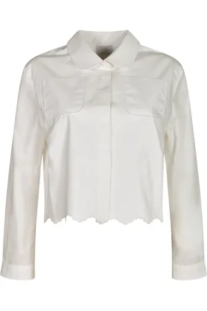 Patou Blouses & Shirts, Dames, Wit, M, Witte Shirt voor Mannen