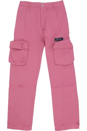 Arte Antwerp Broeken, Heren, Roze, W32, Katoen, 3D Zak Katoen Cargo Broek Roze