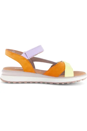 Gabor Schoenen, Dames, Veelkleurig, 36 EU, Suède, Leren/Suède Sandalen