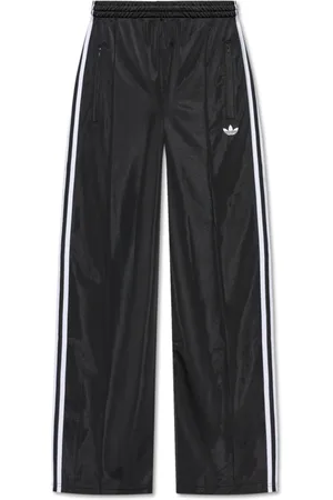 adidas Broeken, Dames, Zwart, S, Polyester, Trainingsbroeken met logo