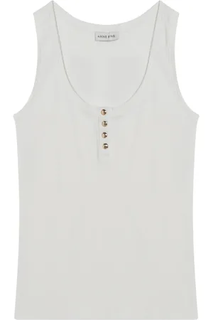 ANINE BING Tops, Dames, , M, Mouwloos T-shirt in diverse kleuren