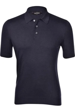 Gran Sasso Tops, Heren, Blauw, 2Xl, Tennis Polo Shirt