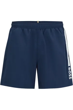 HUGO BOSS Badkleding, Heren, Blauw, L, Polyester, Heren Dolphin Zwemkleding