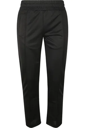Palm Angels Broeken, Heren, Zwart, M, Zwarte Logo Track Broek