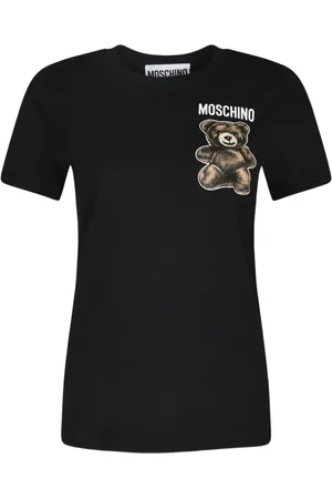 Moschino Tops, Dames, Zwart, XL, Stijlvolle T-shirts en Polos