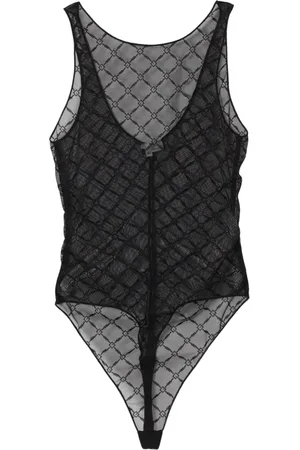 Elisabetta Franchi Tops, Dames, Zwart, M, Stijlvolle Bodywear voor dagelijks comfort