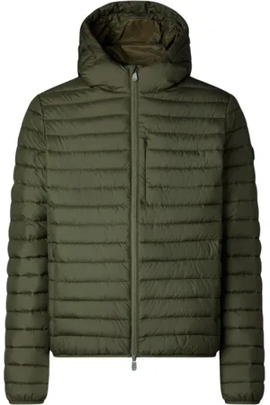 save the duck Jassen, Heren, Groen, 2Xl, Polyester, Gewatteerde Puffer Jas