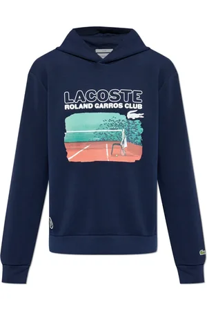 Lacoste Sweatshirts & Hoodies, Heren, Blauw, L, Katoen, Sweatshirts Hoodies