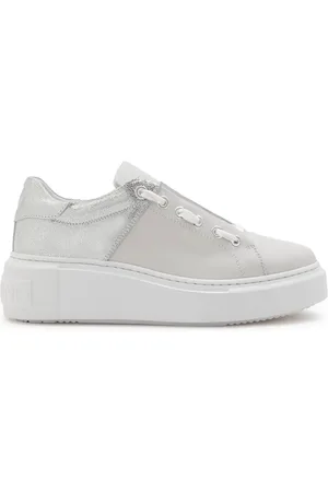 VALENTINO Schoenen, Dames, Wit, 40 EU, Leer, Chunky Sneakers Baraga S Woman