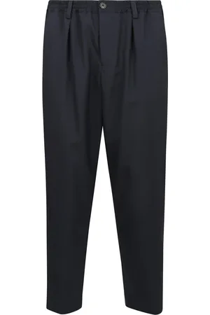 Marni Broeken, Heren, Blauw, M, Elastische taille Oversize broek