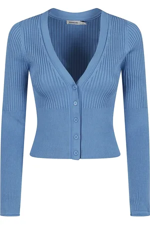 Simkhai Truien, Dames, Blauw, S, Blauwe Trui voor Vrouwen Stijlvolle Pasvorm
