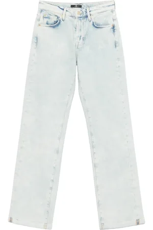 7 for all Mankind Jeans, Dames, Blauw, W29, Denim, Pepper Denim Broek