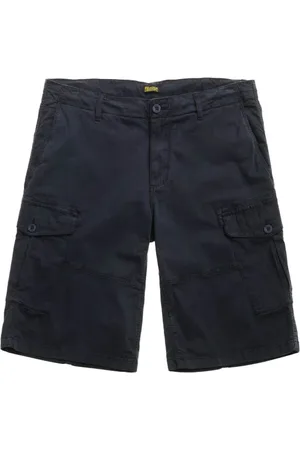 Blauer Korte broeken, Heren, Blauw, W29, Katoen, Katoenen Bermuda Shorts