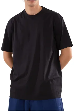 Y-3 Tops, Heren, Zwart, L, Zwart Grafisch T-shirt