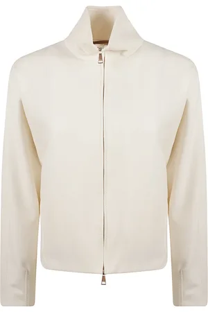 Max Mara Jassen, Dames, Wit, M, Witte Plava Jas