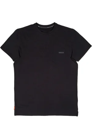 RRD Tops, Heren, Zwart, S, Polyester, Zwarte Polyester T-shirt met Technische Zak