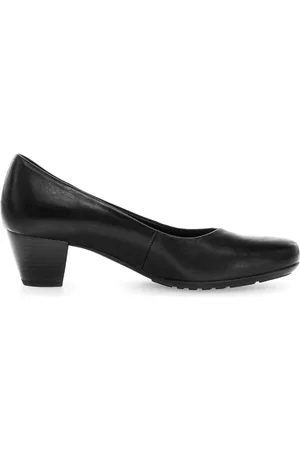 Gabor Schoenen, Dames, Zwart, 44 EU, Zwarte Leren Damesschoenen