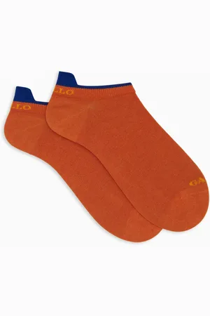 Gallo Ondergoed, Heren, Oranje, M, Katoen, Katoenen sneakers voor heren effen oranje