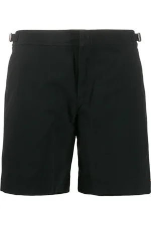 Orlebar Brown Badkleding, Heren, Zwart, W36, Polyester, Sneldrogende Bulldog Zwemshorts