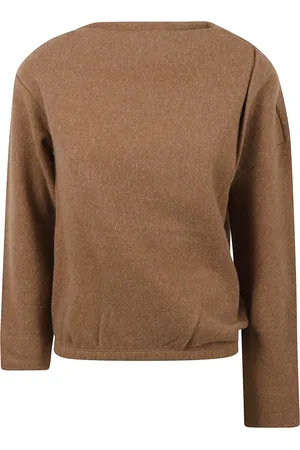 Max Mara Truien, Dames, Bruin, M, Stijlvolle OXA Sweaters voor vrouwen