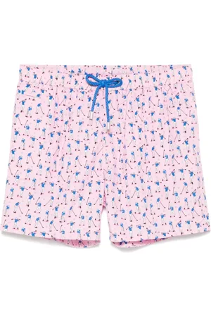 MC2 SAINT BARTH Badkleding, Heren, Roze, L, Bubblegum Roze Zwemkleding Trekkoord Shorts