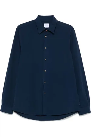 Paul Smith Overhemden, Heren, Blauw, XL, Navy Button-Up Shirt