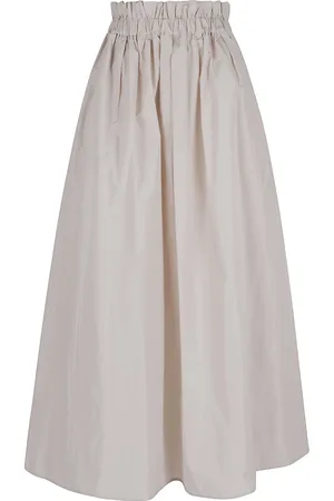 HERNO Rokken, Dames, Wit, S, Polyester, Witte Rok Regular Fit Polyester Elegant