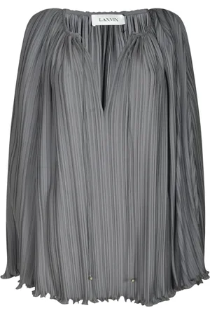 Lanvin Blouses & Shirts, Dames, Grijs, L, Stijlvolle Overhemden Collectie
