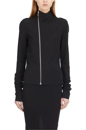 Rick Owens Sweatshirts & Hoodies, Dames, Zwart, S, Zwarte Jas Gary