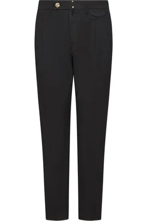 Incotex Broeken, Heren, Zwart, W32, Katoen, Zwarte Tapered Leg Broek Ss 25