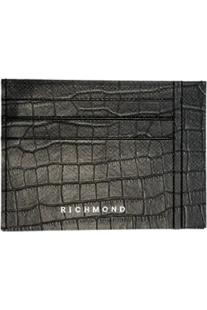 John Richmond Accessoires, unisex, Zwart, ONE Size, Leer, Wallets Cardholders