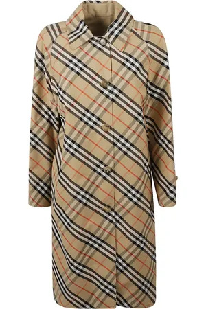 Burberry Mantels, Dames, , M, Katoen, Stijlvolle Jassen voor Alle Seizoenen