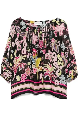 ERMANNO SCERVINO Blouses & Shirts, Dames, Veelkleurig, S, Stijlvolle Blouse voor Vrouwen