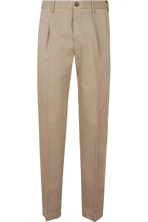 Incotex Broeken, Heren, Bruin, 2Xl, Slim Fit Casual Broek