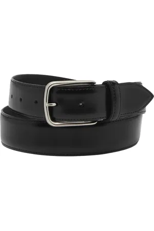 Dondup Accessoires, Heren, Zwart, 90 CM, Leer, Italiaanse Leren Riem Stijlvol Elegant