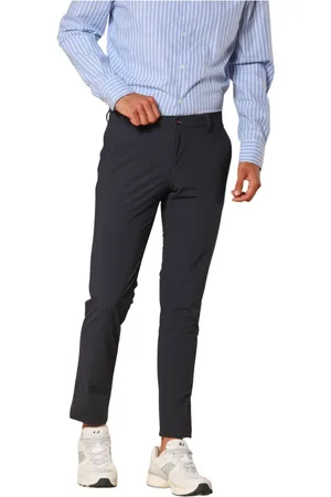 Masons Broeken, Heren, Blauw, M, Nylon, Dynamische Navy Chino Jogger Broek