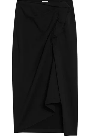 DRIES VAN NOTEN Rokken, Dames, Zwart, 2Xs, Elegante Pencil Rok