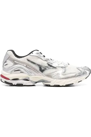 Mizuno Schoenen, Heren, Wit, 39 EU, Wave Rider Hardloopschoenen