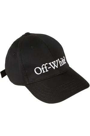 OFF-WHITE Accessoires, Dames, Zwart, L, Zwart Wit Baseballpet