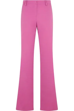MAGDA BUTRYM Broeken, Dames, Roze, S, Wol, Violet Wool Flared Broeken
