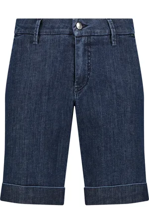 RE-HASH Korte broeken, Dames, Blauw, W30, Katoen, Bermuda Shorts voor Dames
