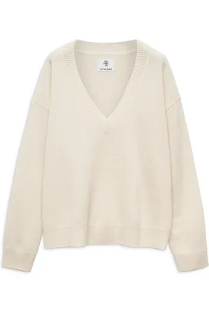 ANINE BING Truien, Dames, , S, Crème Sweater Hoodies voor Vrouwen