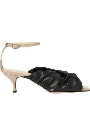 Scarosso Schoenen, Dames, Zwart, 35 EU, Leer, Knot Zwart