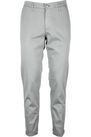 RE-HASH Broeken, Heren, Grijs, W35, Katoen, Broek