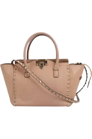 VALENTINO Pre-owned, Dames, , ONE Size, Leer, Tweedehands leren handtassen