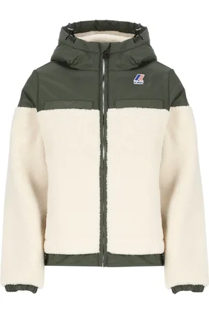 K-Way Jassen, Dames, Groen, S, Groene Tech Stofjas met Capuchon