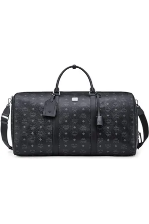 MCM Tassen, unisex, Zwart, ONE Size, Katoen, Ottomar Weekender in Visetos